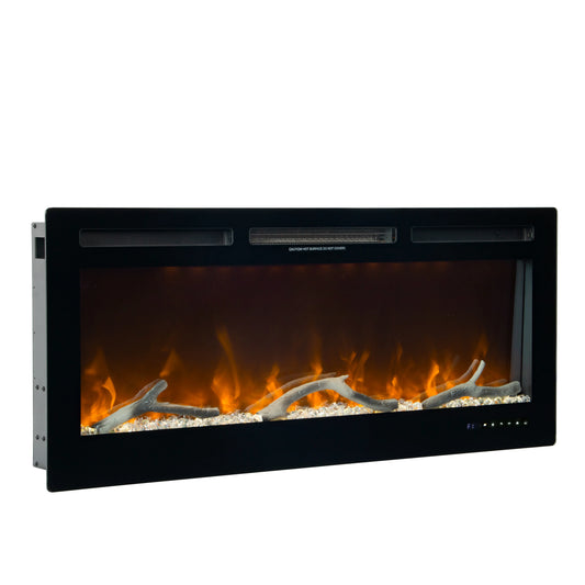 AuraFlame Series | Wall-mounted & Recessed Electric Fireplace