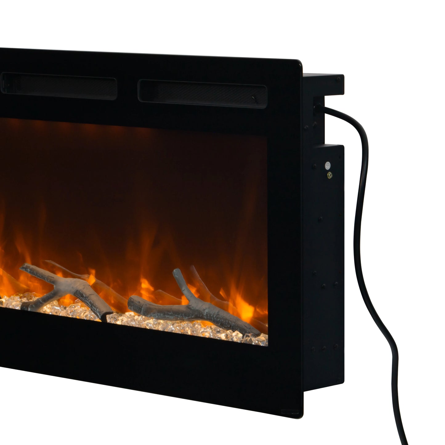 AuraFlame Series | Wall-mounted & Recessed Electric Fireplace