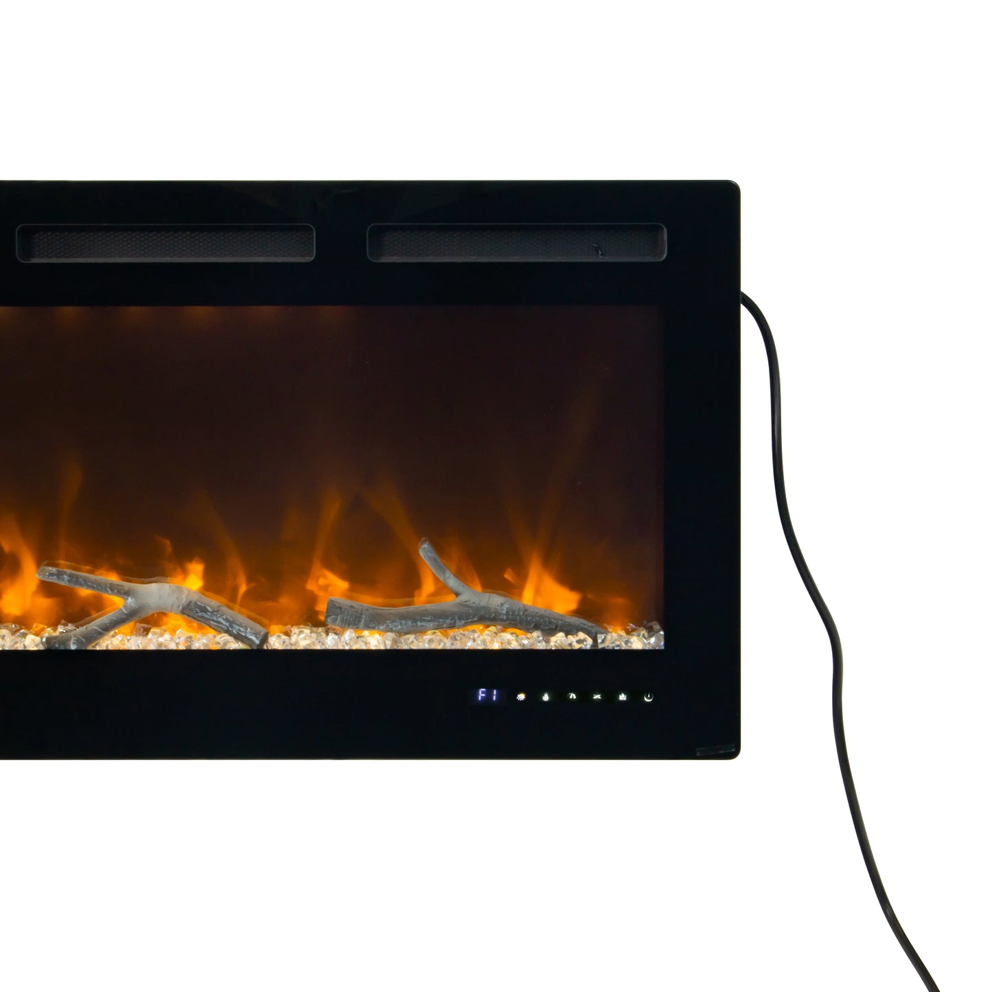AuraFlame Series | Wall-mounted & Recessed Electric Fireplace