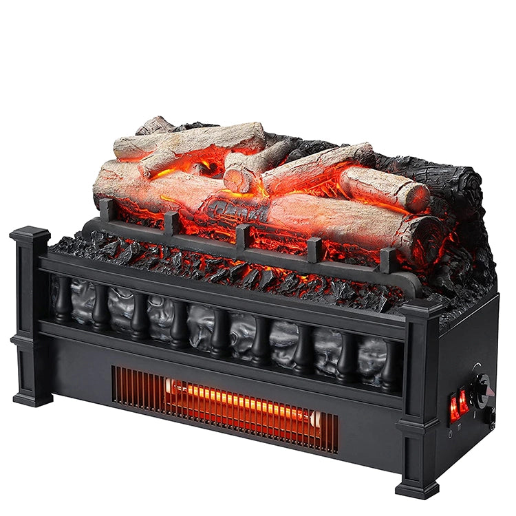 LogNest Birch 20 po | Ensemble de bûches électriques autoportantes