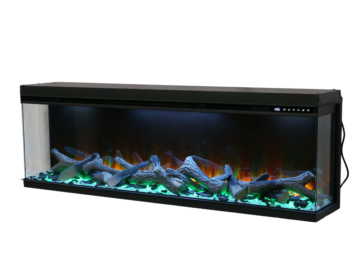 LumiScene | Three-Sided Electric Fireplace