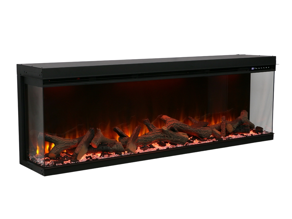 LumiScene | Three-Sided Electric Fireplace