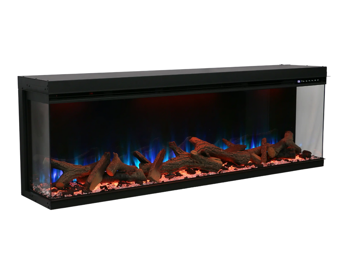LumiScene | Three-Sided Electric Fireplace