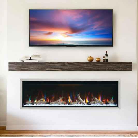 EdgeLine Series | Wall-mounted & Recessed Electric Fireplace