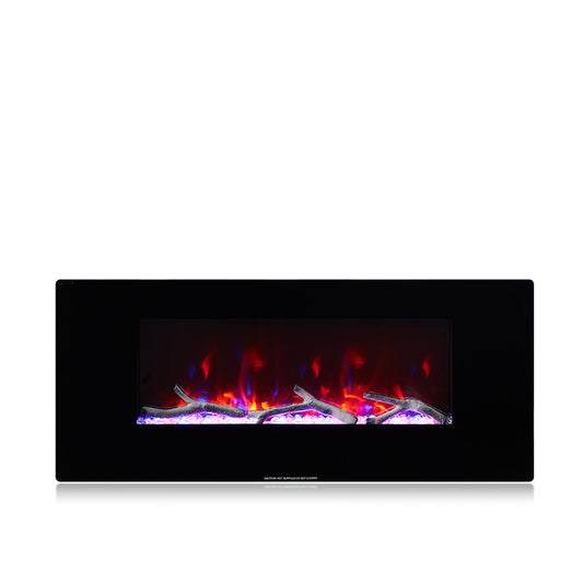 SoundFlame Series | Wall-mounted Electric Fireplace with Speakers