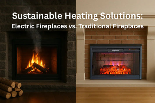 Sustainable Heating Solutions: Electric Fireplaces vs. Traditional Fireplaces