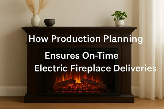How Production Planning Ensures On-Time Electric Fireplace Deliveries