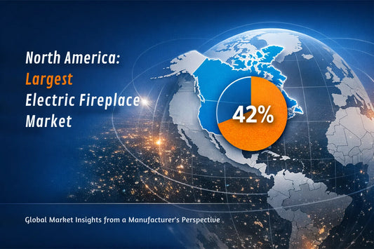 Why North America Remains the Largest Market for Electric Fireplaces