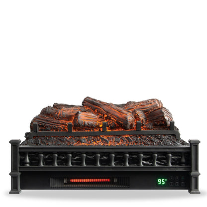 LogNest Pine 26 po | Ensemble de bûches électriques autoportantes