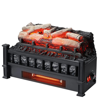 LogNest Birch 20 po | Ensemble de bûches électriques autoportantes