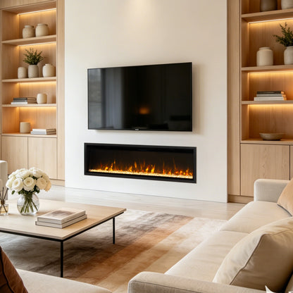 EdgeLine Series | Wall-mount / Recessed Electric Fireplace